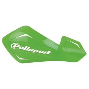 9 - Pair Polisport Green Hand Guards with Aluminium Mounting Kit [0/000.770.5707]