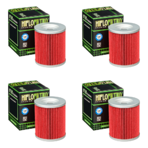 Bundle of 4 Hiflo Filtro HF585 Premium Oil Filters
