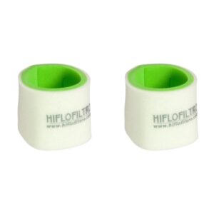 Pair of Hiflo OEM Equivalent Motorcycle Foam Air Filters HFF7012