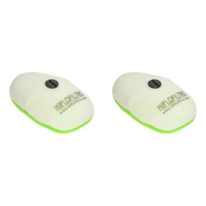 Pair of Hiflo OEM Equivalent Motorcycle Foam Air Filters HFF6013