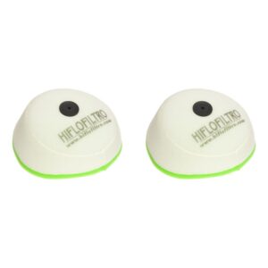 Pair of Hiflo OEM Equivalent Motorcycle Foam Air Filters HFF5013