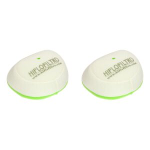 Pair of Hiflo OEM Equivalent Motorcycle Foam Air Filters HFF4014
