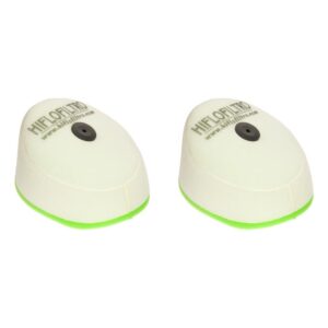 Pair of Hiflo OEM Equivalent Motorcycle Foam Air Filters HFF6012