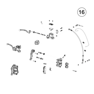 16 - Full Front Brake System - 0/000.820.9107