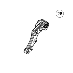 26 - Front Calliper Support Bracket - BE620102508