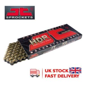 JT 420 HDRGB Heavy Duty Roller Motorcycle Gold Chain