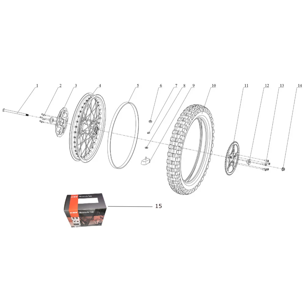 Endurance 22-24 Rear Wheel