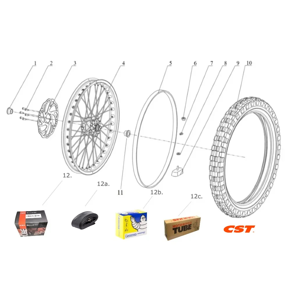 Rally Pro 25 Front Wheel