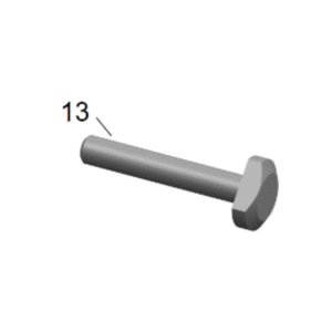 13 - Rear Shock T-Bolt M8x1.25x50mm [RFN-401012001001]