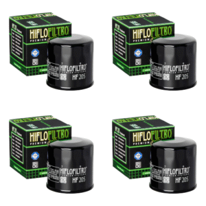 Bundle of 4 Hiflo Filtro HF205 Premium Oil Filters