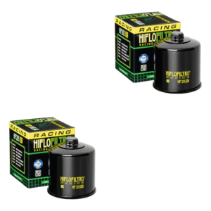 Pair of Hiflo Filtro HF205RC High Performance Racing Oil Filters