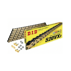 6b - DID X-Ring Gold 520 VX3 114 Split Link & Rivet Link [CHAIN-DID-520VX2GB(ZJ)-114]