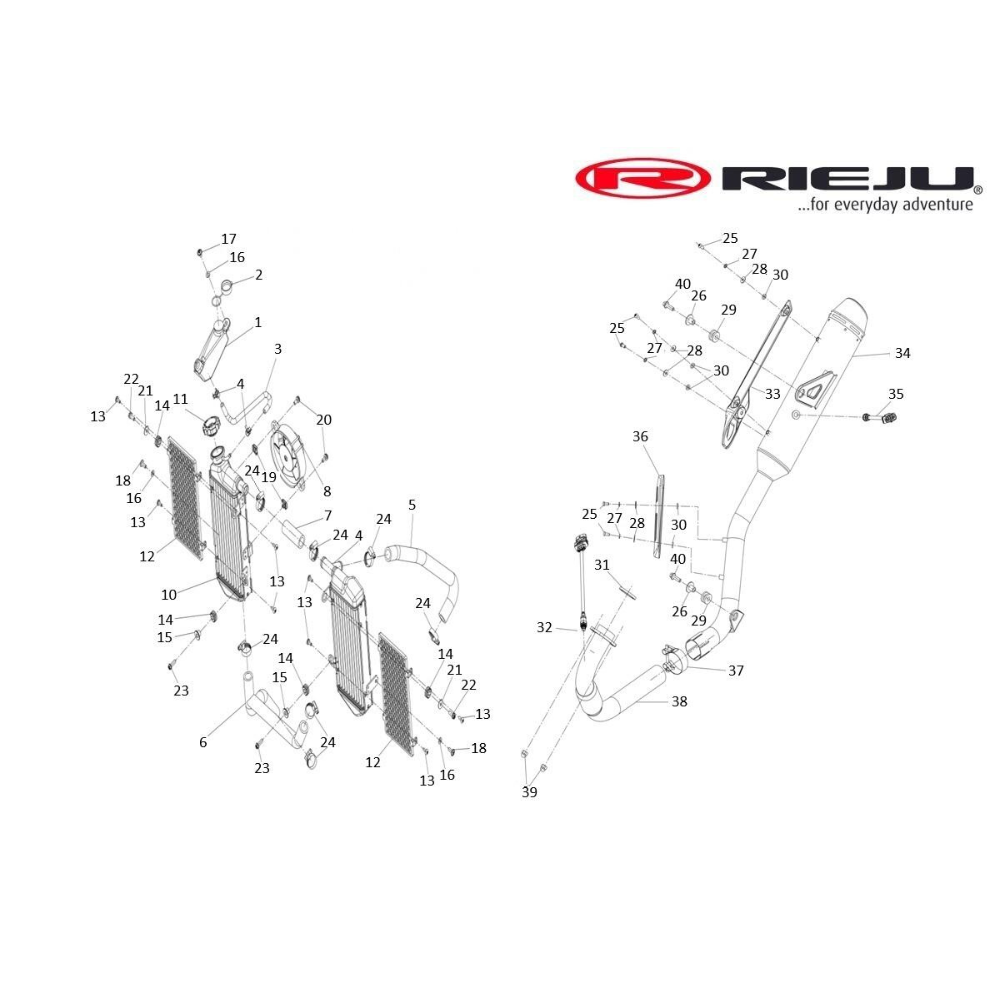 Cooling System - Exhaust