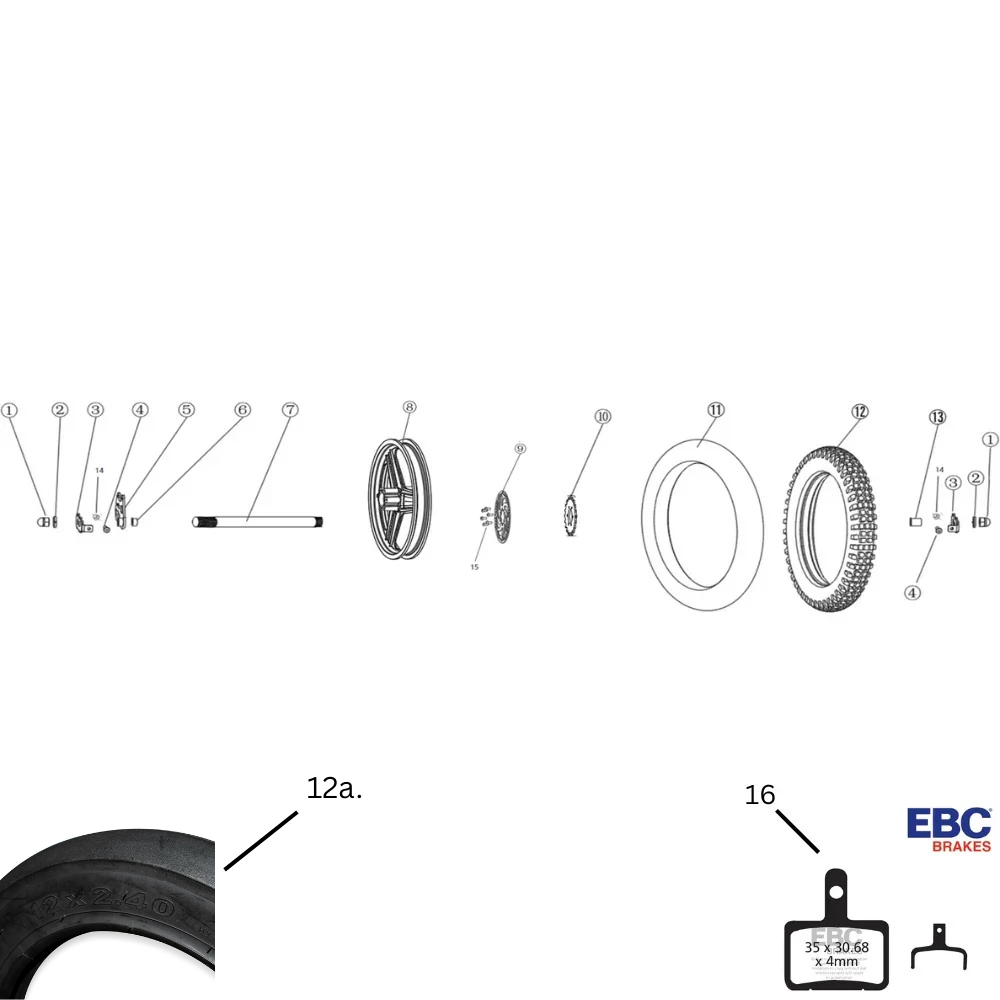E700 Rear Wheel